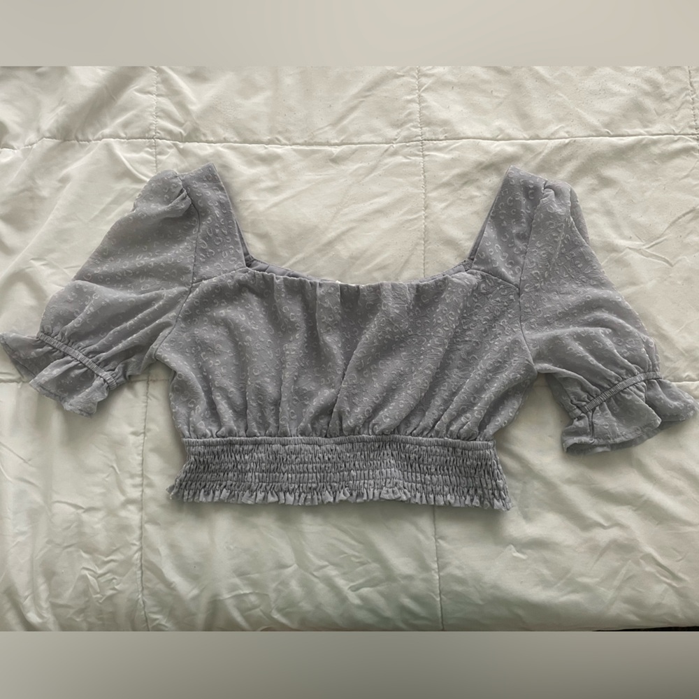 Storia crop top and skirt matching set